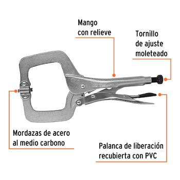 C-CLAMP плоскогубцы 280мм, 17427 (PPC-11R)