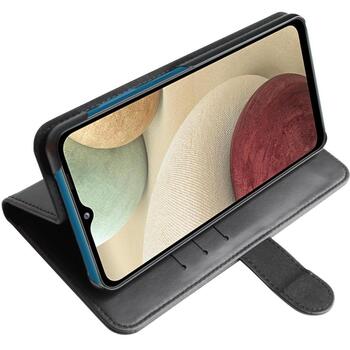Krusell PhoneWallet Samsung Galaxy A02 62328, черный, 6.5 дюйма, 3 слота для кредитных карт, магнитная застежка (62328)