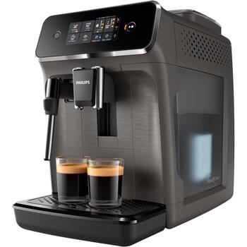 Philips Эспрессо кофемашина EP2224/10, 15 бар, 1.8L, 275g зерна, 12 уровней помола, автоматическая декальцинация (EP2224/10)