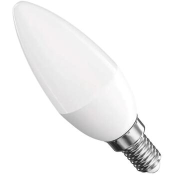 Emos LED лампочка Classic Candle ZQ3E21, 4,2 Вт, 470 лм, теплый белый, E14, 30 000 часов, 240°, 2 700 K (ZQ3E21)