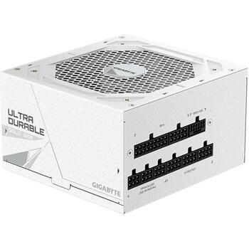 Gigabyte Datora barošanas bloks UD850GM PG5 ICE, 850W, 100-240V, 50/60Hz, 80 PLUS Gold, pilnībā modulārs, aktīvā dzesēšana (GP-UD850GM PG5 ICE)