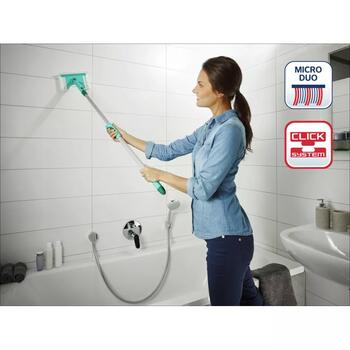 Leifheit Nomaināmā lupata Bath Cleaner micro duo 1041702, MicroDuo, mazgājama līdz 40°C (1041702)