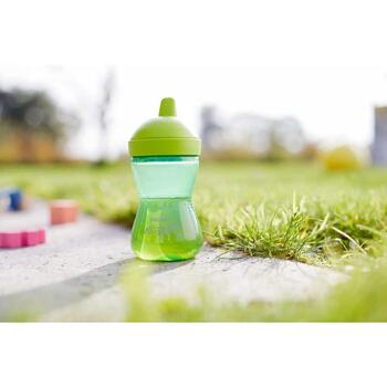 Philips Avent My Grippy учебная чашка SCF804/03, 300мл, 18мес+, жесткий носик, защита от протекания, без BPA (SCF804/03)