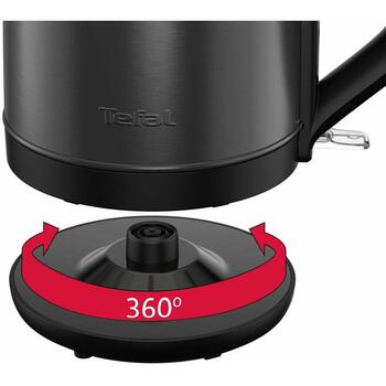 Tefal Чайник KO5S08E0, 2400 W, 1.7 L, Нержавеющая сталь, 360° поворотная база, Серый (KO5S08E0)
