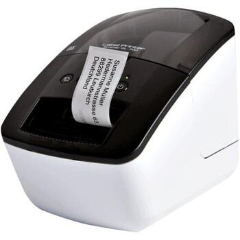 Brother QL-700 принтер этикеток QL700RF1, 300 x 300 DPI, 150 мм/с, черный/белый, автоматический резак, USB (QL700RF1)