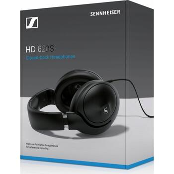 Sennheiser наушники HD 620S 700401, 150Ом, 6-30000Гц, 90дБ, 1.8м кабель, 3.5мм jack, закрытые, накладные, стерео, динамические (700401)