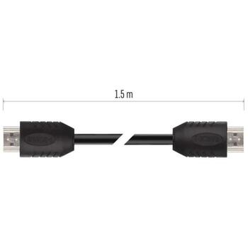 Emos Высокоскоростной HDMI 2.1 кабель Type A – Type A S10101, 1,5 м, 48 Гбит/с, 8K, Ethernet, ARC, поддержка 3D (S10101)