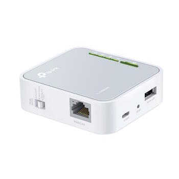 TP-LINK TL-WR902AC беспроводной дорожный маршрутизатор, AC750, 733 Мбит/с, 2.4ГГц 300Мбит/с, 5ГГц 433Мбит/с, 1x10/100M, USB 2.0 (TL-WR902AC)
