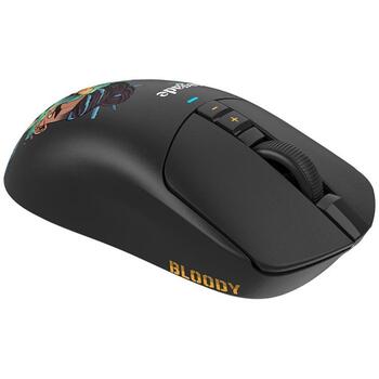 A4Tech Игровая мышь A4TMYS47746, 8 кнопок, 1.8м, 300 мАч, USB-C, 1000 Гц, 50-20000 CPI, RF 2.4 ГГц, черная (A4TMYS47746)