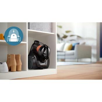 Philips пылесос XB1142/10, 800 Вт, цилиндрический, сухая уборка, безмешковый контейнер для пыли 1.3 Л, HEPA фильтр (XB1142/10)