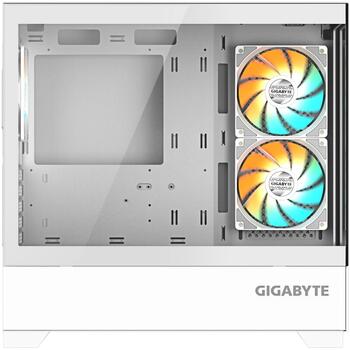 Gigabyte Корпус GB-C201PI, Midi Tower, 2x USB 3.0, 3x ARGB вентиляторов, поддержка радиатора 360mm, белый цвет (GB-C201PI)