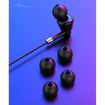 Media-Tech Наушники MT3609K, 20Гц, 20кГц, 116дБ, -40дБ, 1xUSB-C, 1,15м, 16г, Стерео, Внутриканальные (MT3609K)