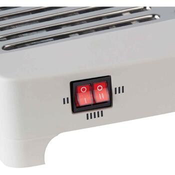 Jata Plakanais tosteris TT5016, 1000 W, 350 mm, 250 mm, nerūsējošais tērauds, 5 kvarca caurules, 2 slēdži (TT5016)