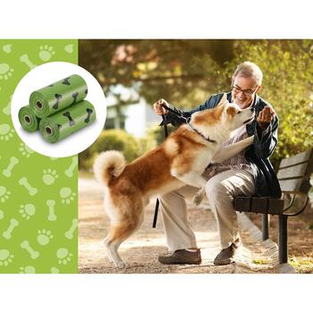 Beper пакеты для собачьих экскрементов C207PET012, 3 рулона, 45 пакетов, 23x33см, прочные, ароматизированные, легко отделяемые (C207PET012)