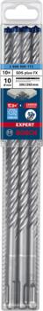 Triecienurbis SDS plus-7X 10x200x265mm, 10 gab., Perforatora urbjiem EXPERT SDS PLUS-7X TRIECIENURBIS PERFORATORIEM, 2608900172, BOSCH (2608900172)