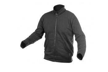Hogert HT5K438-2XL kokvilnas džemperis, 2XL, 65% kokvilna/35% poliesters, 260 g/m², rāvējslēdzējs, kabatas, aproces (HT5K438-2XL)