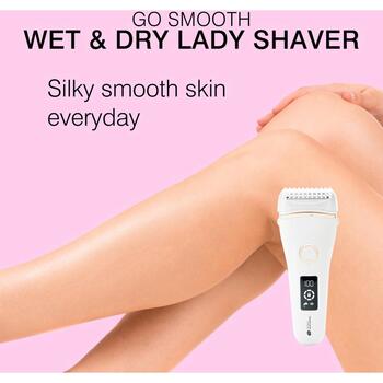 Rio SHLD-EU/1.2 Go Smooth Vet & Dry Lady Shaver, White (SHLD-EU/1.2)