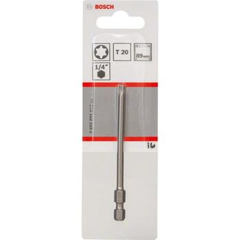 Bosch 2607001652 Torx skrūvgrieža uzgalis T20, 89mm, 1/4