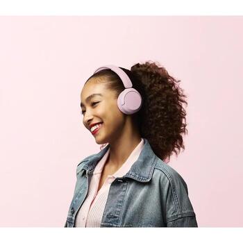 Sony наушники WH-CH530 WHCH530P.CE7, 30мм, 20-20000Гц, 55ч, Bluetooth 6.0, USB-C, микрофон, шумоподавление, розовый (WHCH530P.CE7)