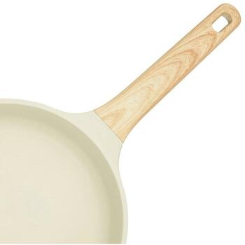 Resto Panna 93811 28 cm, Alumīnijs, PFLUON pārklājums, Ergonomiska koka rokturis, Indukcijas apakša, 1 gab. (93811)