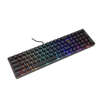 White Shark Клавиатура GLADIUS-US, 85/86 клавиш, USB 2.0, 1,5м, черный, мембрана, подсветка, 19 клавиш анти-голосование (GLADIUS-US)