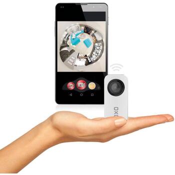 Easypix OXO 360° IP камера 56200, 1920x1080, CMOS, MicroSD, USB, Wi-Fi, для внутреннего использования (56200)