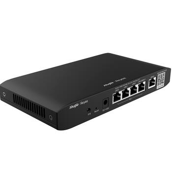 Ruijie RG-EG105G-P-V3 | 5-портовый Гигабитный Маршрутизатор с 4× PoE+ и Облачным Управлением — Чёрный Корпус (RG-EG105G-P-V3)