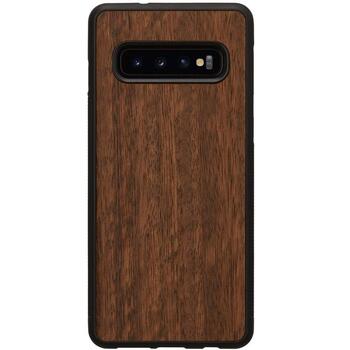 Man&Wood Чехол M6220B, 6.1, Коричневый, совместим с Samsung Galaxy S10 (M6220B)