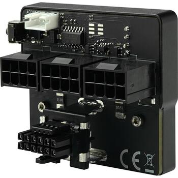 Thermal Grizzly Измеритель энергопотребления GPU WireView TG-WV-P38H1R, 1x12VHPWR на 3x8Pin, OLED-дисплей, черный, алюминий (TG-WV-P38H1R)