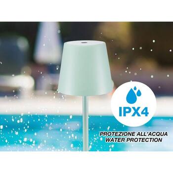 Beper Настольная лампа P201UTP127, 5 В, 110 лм, 2 Вт, IPX4, регулируемый белый свет, USB-разъем, 1 светодиодная лампочка (P201UTP127)