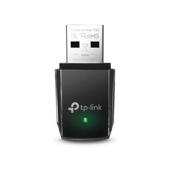AC1300 Mini bezvadu MU-MIMO USB adapteris, TP-Link, Archer T3U, 5GHz, 2.4GHz, USB 3.0 (Archer T3U)