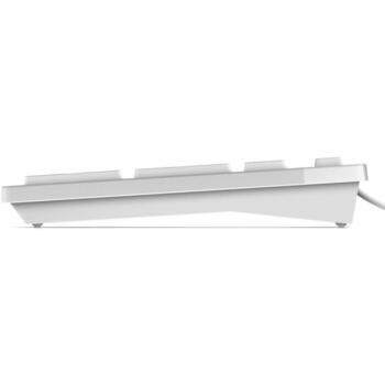 Dell klaviatūra KB216, USB, balta, multimedia, 10 taustiņi, QWERTY, vadu (580-ADGM)