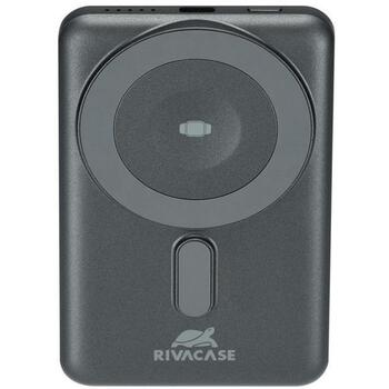 Rivacase Power Bank VA2607, 5000mAh, 15W беспроводная зарядка, 22.5W, 2 кабеля, встроенная подставка, зарядка iWatch (VA2607)