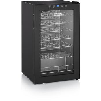 Severin Винный Холодильник 8908, 140 кВтч, 95 литров, 33 бутылки, 5°-18°C, 43 дБ, LED освещение, 158.5 см (8908)
