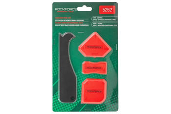 Rockforce Набор шпателей с резаком RF-5262, 4 шт, 0.094кг, пластик, без зубцов (RF-5262)