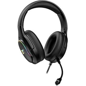 Subsonic Наушники SA5684, 1.5m + 2m, RGB LED подсветка, совместимы с PS5 / Xbox / Switch / PC (SA5684)