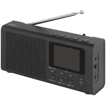 Emos Портативное радио E0090, DAB/DAB+/FM, 337г, 2,4 дюйма TFT, Bluetooth 5.0, 10м, функция будильника (E0090)