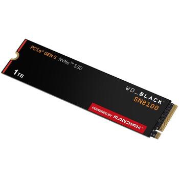 Sandisk SSD WD_BLACK SN8100 WDS100T1X0M, 1000GB, M.2, PCIe 5.0 x4, NVMe, 14900MB/s чтение, 11000MB/s запись, TLC 3D NAND, 2400TBW (WDS100T1X0M)