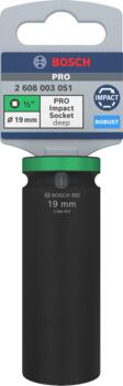 Trieciena uzgriežņatslēgām PRO IMPACT MUCIŅA BOSCH 2608003051 (2608003051)