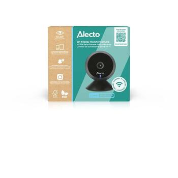 Alecto SMARTBABY5BK видеоняня, HD 1080p, ИК-ночное видение, уведомления о движении и звуке, двусторонняя связь (SMARTBABY5BK)