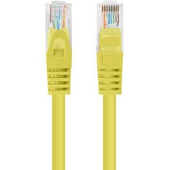 Lanberg Patchcord CAT.5E UTP 1M fluke passed 10-pack, Yellow | PCU5-20CC-0100-Y (PCU5-20CC-0100-Y)