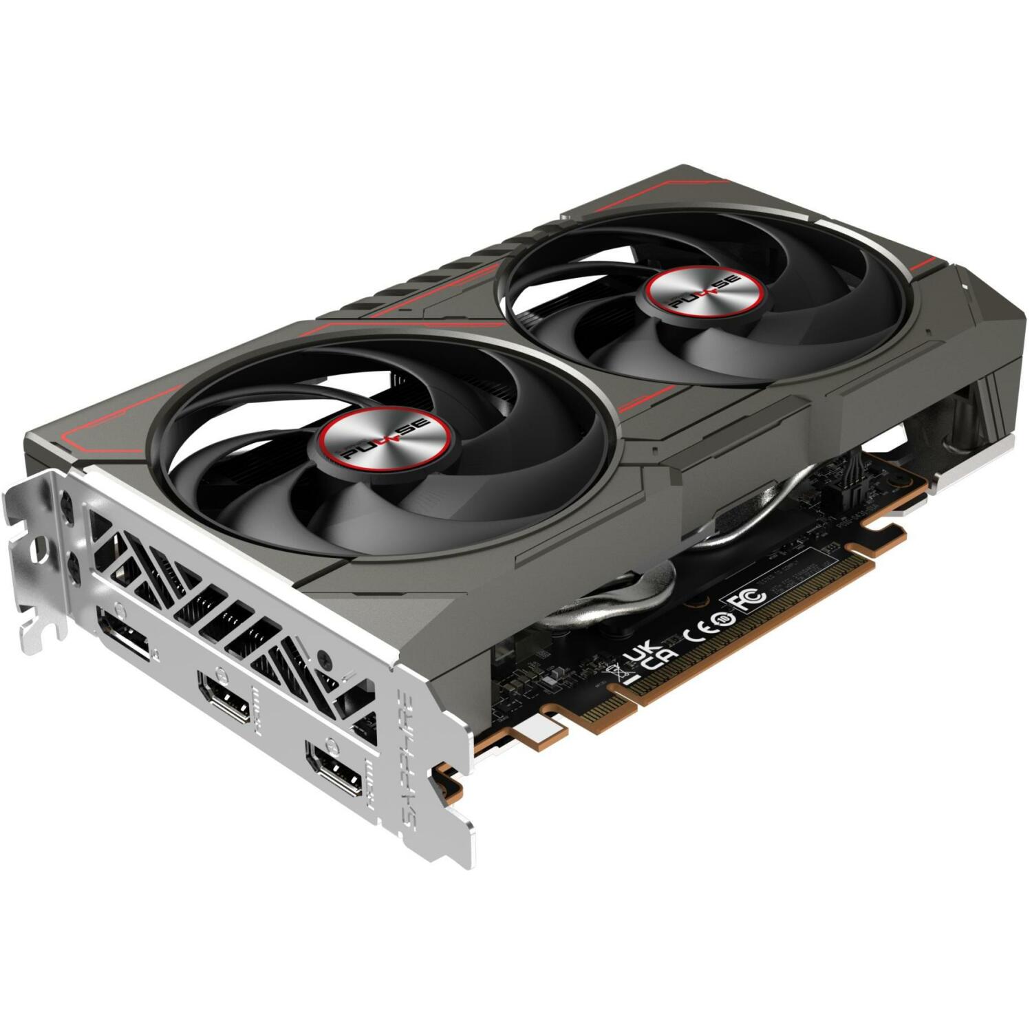 Sapphire Видеокарта 11350-05-20G 8GB GDDR6, 128 бит, 2048 потоковых процессора, 3130 МГц, 2 вентилятора, 7680 x 4320 (11350-05-20G)