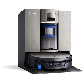Ecovacs робот-пылесос DEEBOT X12S OmniCyclone, 27000 Па, 200 мин, 4000 мАч, 17.8 В, влажная и сухая уборка, серый (X12S OmniCyclone)
