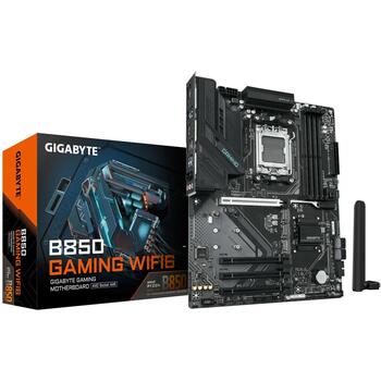 Gigabyte Mātesplate B850 GAMING WF6, 6+2+2 fāzes Digitālā VRM, 4xDIMM DDR5, PCIe 5.0 x16, M.2 Gen5, Wi-Fi 6 (B850 GAMING WF6)