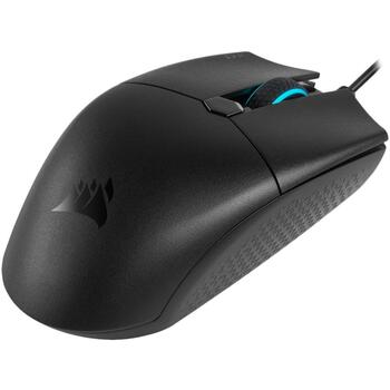 Corsair игровая мышь KATAR PRO CH-930C011-EU, 12400 dpi, USB Type-A, 6 кнопок, 69 г, оптический сенсор, 2 зоны RGB, ножки PTFE (CH-930C011-EU)