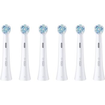 Oral-B nomaināmas zobu birstes galviņas iO UltimateClean iO UC EB6 WH, 6 gab, balta, pieaugušajiem, vidēja cietība, iO sērija (iO refill UltimateClean White 6)