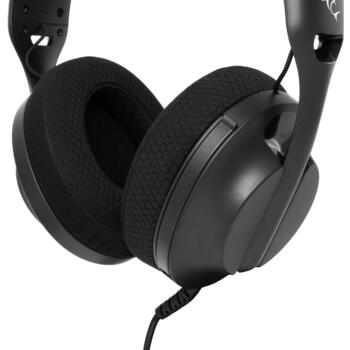 White Shark Провода игровая гарнитура PARROT BLACK, 165g, 121dB, 30Ω, 1.8m, 3.5mm, 2.0, 2 динамика, выдвижной микрофон (PARROT BLACK)