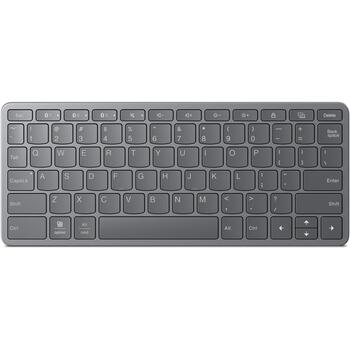 Lenovo Multi-Device клавиатура ZG38C05820, Лунный серый, Bluetooth, USB-C, Подключение до 3 устройств, 12 горячих клавиш (ZG38C05820)