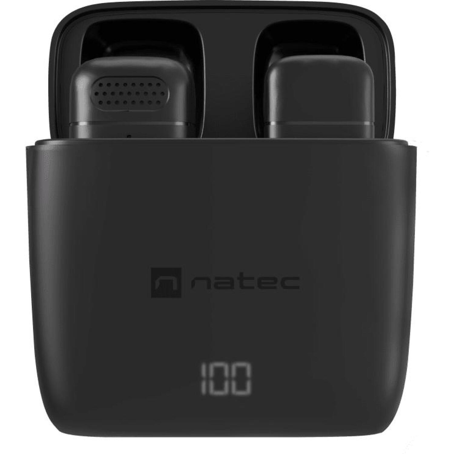 Natec Hopper NMI-2253 комплект микрофонов, USB-C, беспроводной, 20-20кГц, -38дБ, ENC, 4ч (NMI-2253)