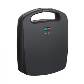 Jata SW546 sendviču tosteris, 1500 W, 230 V, 50 Hz, 4 sviestmaizes, nepielīpošs pārklājums, neslīdoša pamatne, melns (SW546)